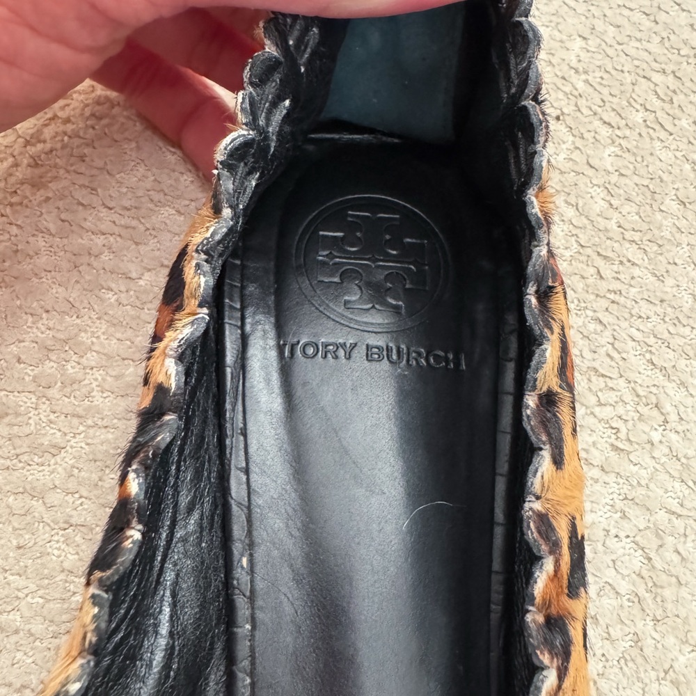 Tory Burch Abbey Leopard Ballet Flats - Picture 4 of 6